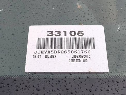 Certified 2025 Toyota 4Runner Limited AWD/4WD image 18