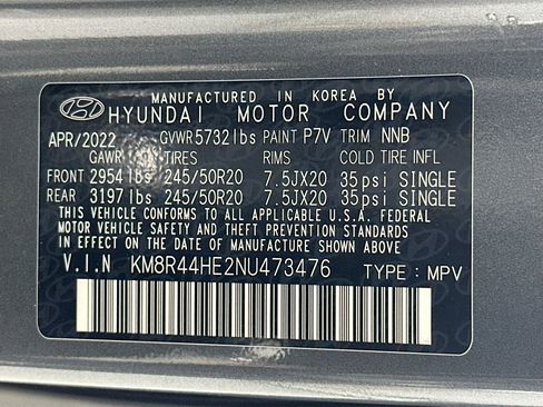 Used 2022 Hyundai Palisade SEL w/ 8P Bench Seat Package image 34