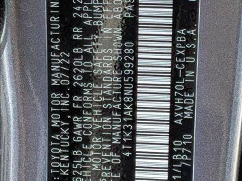 Used 2022 Toyota Camry XSE image 24