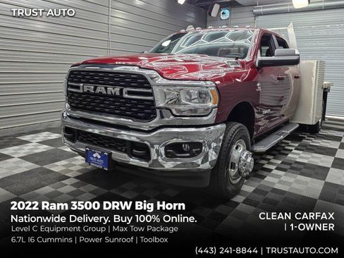 Used 2022 RAM 3500 Big Horn w/ Level C Equiment Group AWD/4WD image 1