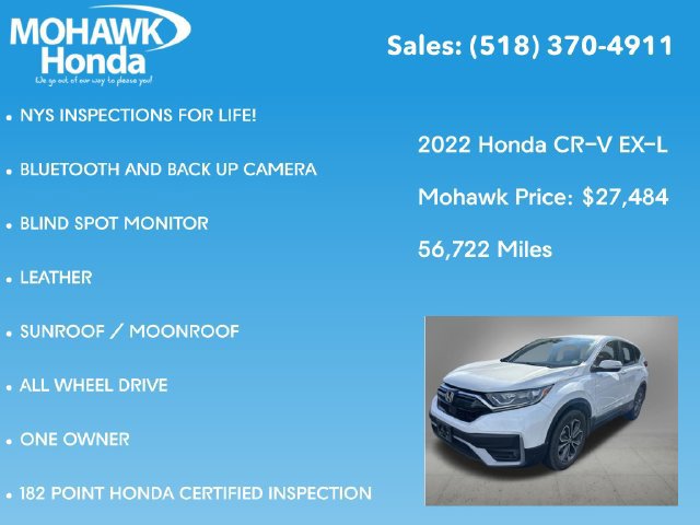 Certified 2022 Honda CR-V EX-L image 8