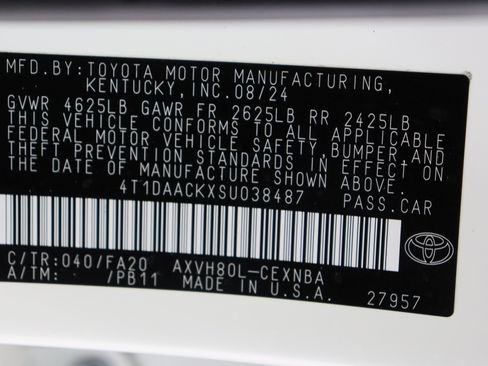 Certified 2025 Toyota Camry LE FWD image 40