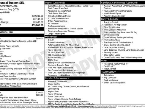 New 2026 Hyundai Tucson SEL AWD/4WD image 5