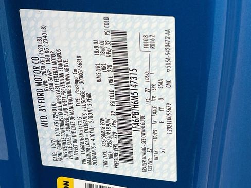 Used 2021 Ford Mustang Premium w/ Equipment Group 201A image 27