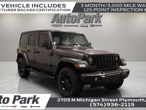 Used 2022 Jeep Wrangler Unlimited Sport AWD/4WD image 3