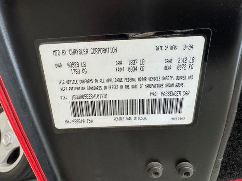 Used 1994 Dodge Viper RT/10 RWD image 40