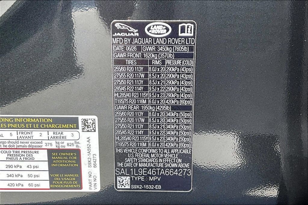 New 2026 Land Rover Range Rover Sport Dynamic SE AWD/4WD image 8
