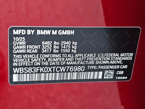 New 2026 BMW M5 w/ Carbon Package AWD/4WD image 30
