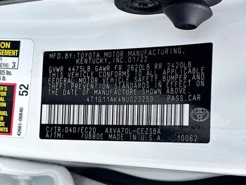 Used 2022 Toyota Camry SE FWD image 29
