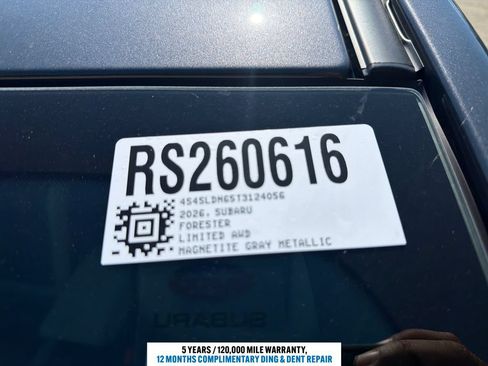 New 2026 Subaru Forester Limited AWD/4WD image 12