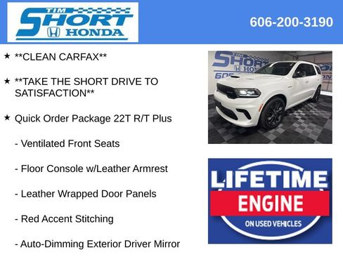 Used 2025 Dodge Durango R/T w/ Blacktop Package AWD/4WD image 5