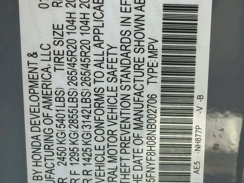 Used 2022 Honda Passport Elite image 35