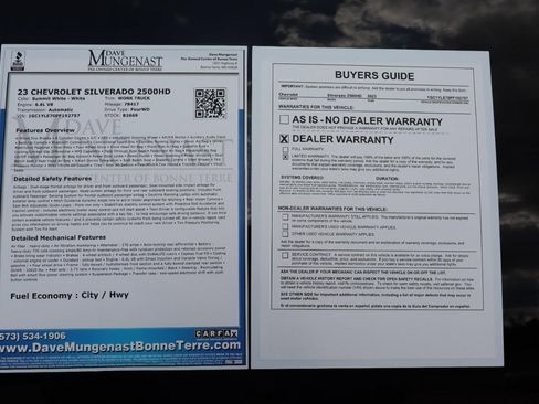 Used 2023 Chevrolet Silverado 2500 W/T w/ WT Convenience Package image 20