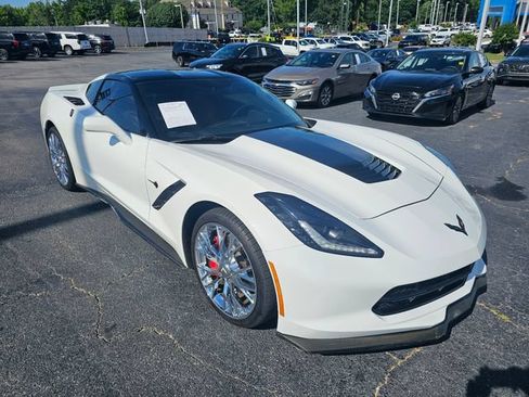 Used 2016 Chevrolet Corvette Stingray Coupe w/ Carbon Flash Badge Package RWD image 1