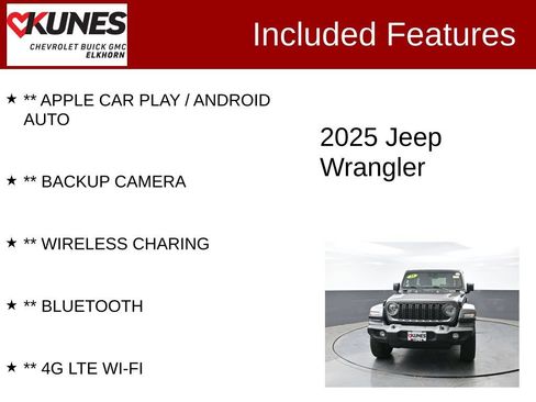 Used 2025 Jeep Wrangler Unlimited Sport AWD/4WD image 2