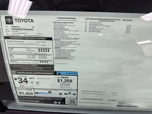 New 2026 Toyota Corolla SE image 8