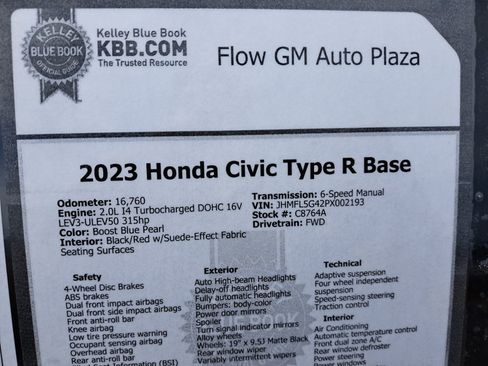Used 2023 Honda Civic Type R image 39
