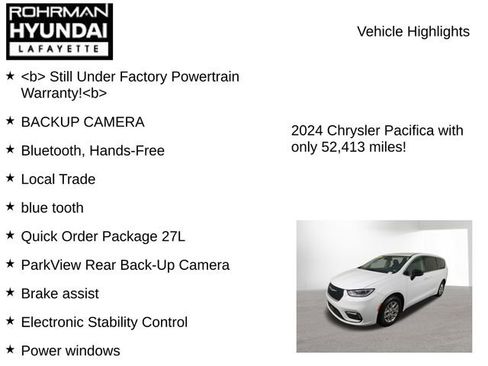 Used 2024 Chrysler Pacifica Touring-L FWD image 7