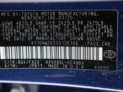 Certified 2025 Toyota Camry LE w/ Convenience Package FWD image 41