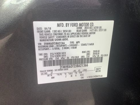 Used 2018 Ford Flex Limited w/ Equipment Group 303A AWD/4WD image 36