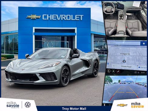 Certified 2023 Chevrolet Corvette Stingray Preferred Conv w/ Z51 Performance Package RWD image 1