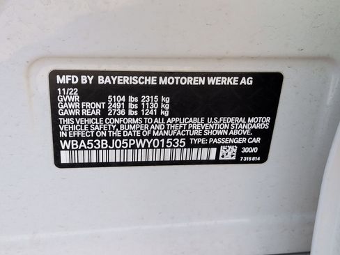 Certified 2023 BMW 540i w/ M Sport Package image 32