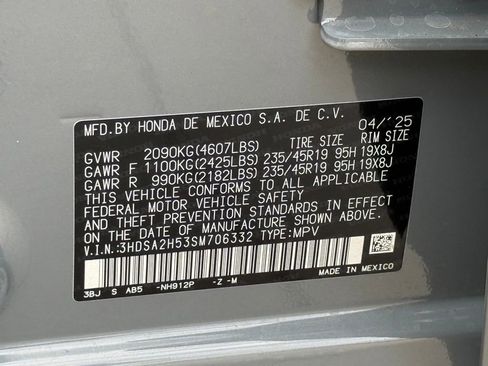 Certified 2025 Acura ADX A-Spec image 37