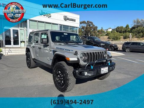 Used 2023 Jeep Wrangler Unlimited Rubicon 4xe AWD/4WD image 1