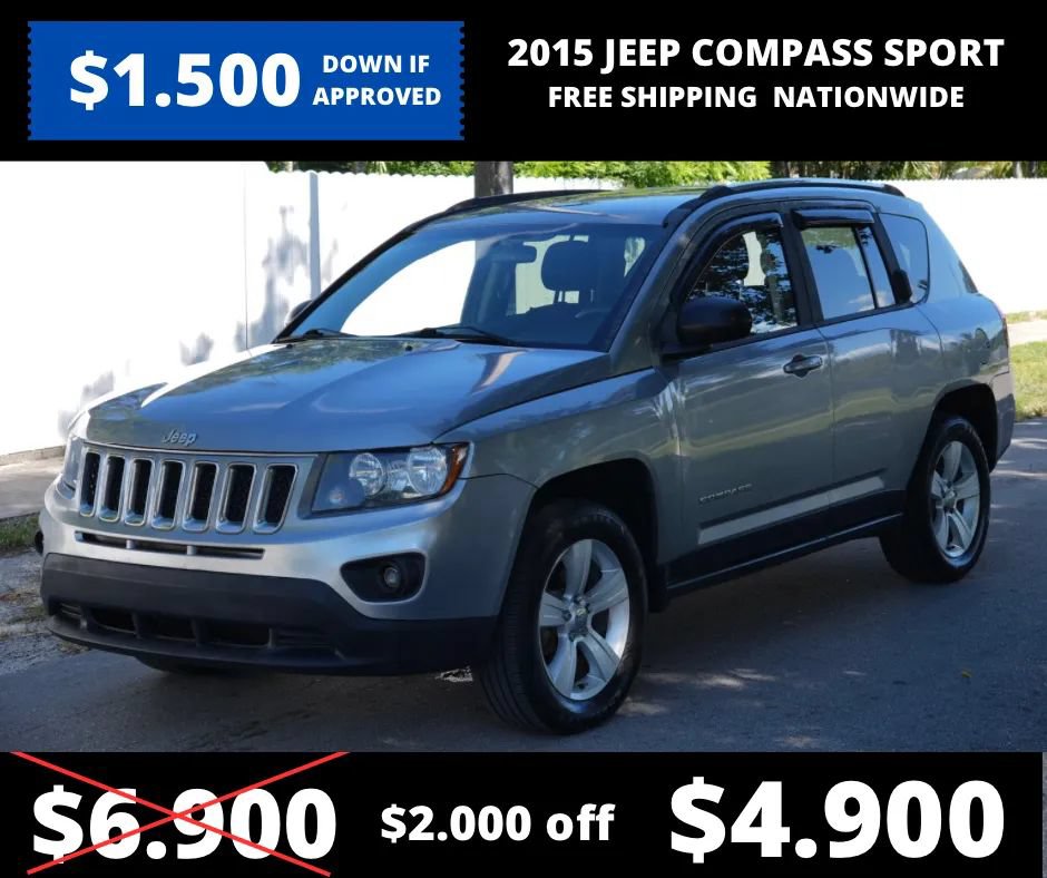 Used 2015 Jeep Compass Sport w/ Power Value Group AWD/4WD image 1