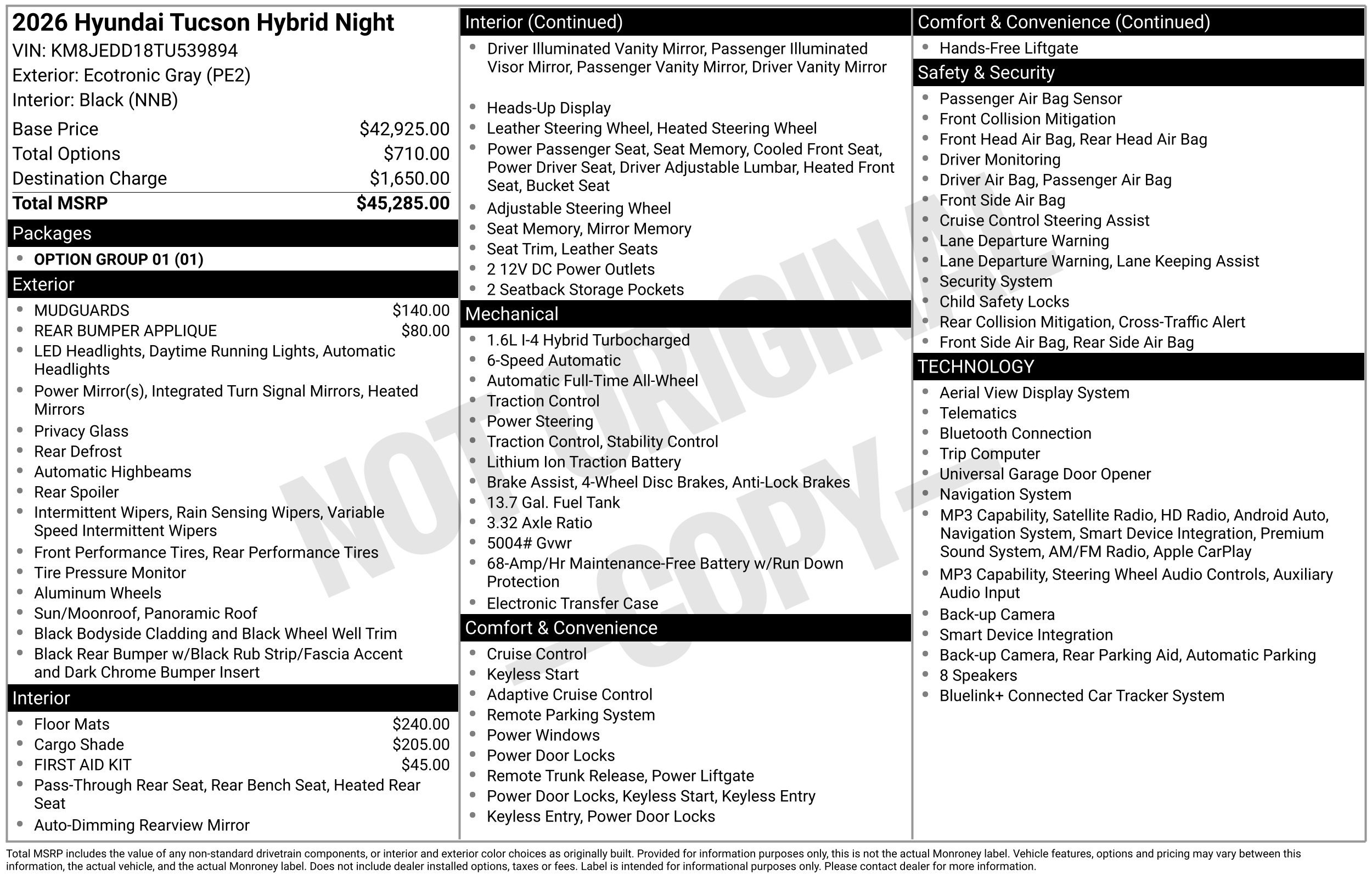 New 2026 Hyundai Tucson Limited AWD/4WD image 3