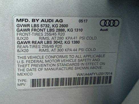 Used 2018 Audi SQ5 Premium Plus w/ Navigation Package image 44