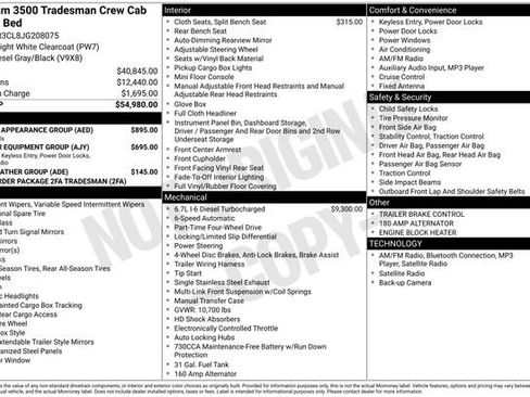 Used 2018 RAM 3500 Tradesman w/ Chrome Appearance Group image 32