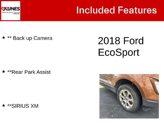 Used 2018 Ford EcoSport SE AWD/4WD image 5