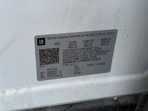Used 2021 Chevrolet Equinox LT AWD/4WD image 10