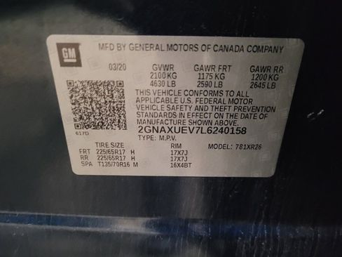 Used 2020 Chevrolet Equinox LT image 33