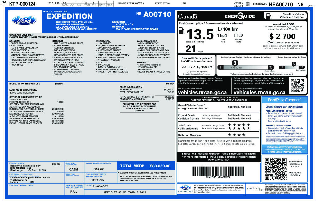 Used 2022 Ford Expedition Max Limited AWD/4WD image 35