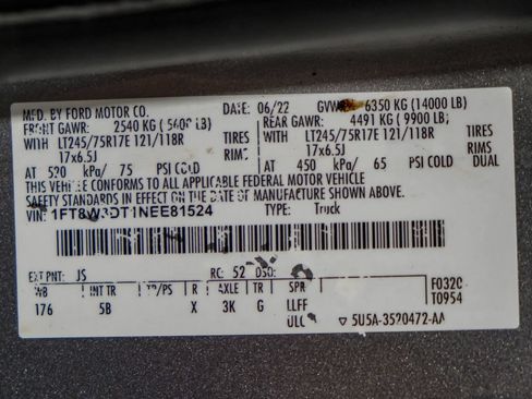 Used 2022 Ford F350 Lariat w/ Lariat Ultimate Package AWD/4WD image 66