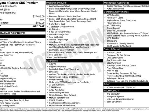 Used 2014 Toyota 4Runner SR5 Premium image 1