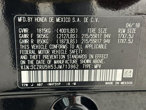 Used 2018 Honda HR-V EX image 21