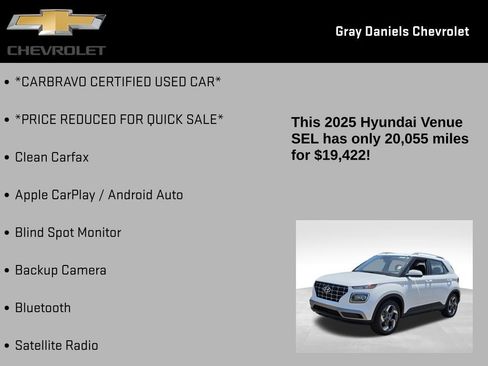 Used 2025 Hyundai Venue SEL FWD image 7