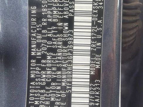 Used 2016 Toyota Corolla S FWD image 16