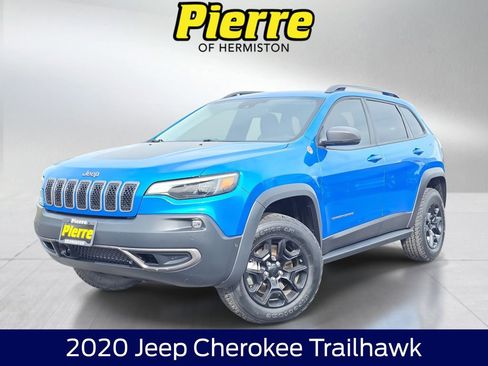Used 2020 Jeep Cherokee Trailhawk w/ Technology Group AWD/4WD image 1
