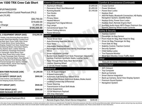 Used 2022 RAM 1500 TRX w/ TRX Level 2 Equipment Group AWD/4WD image 5