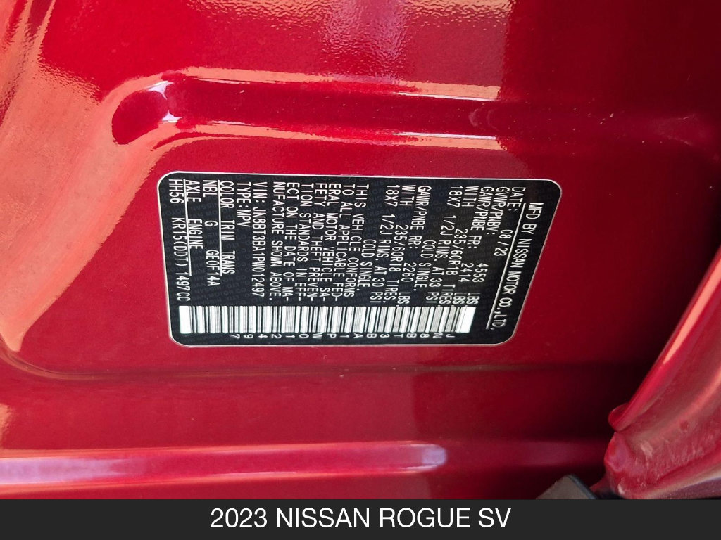 Certified 2023 Nissan Rogue SV FWD image 24