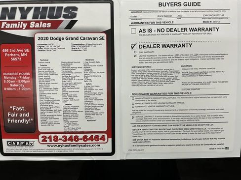 Used 2020 Dodge Grand Caravan SE FWD image 45