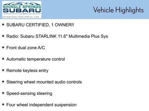 Certified 2024 Subaru Crosstrek 2.0i Premium AWD/4WD image 57