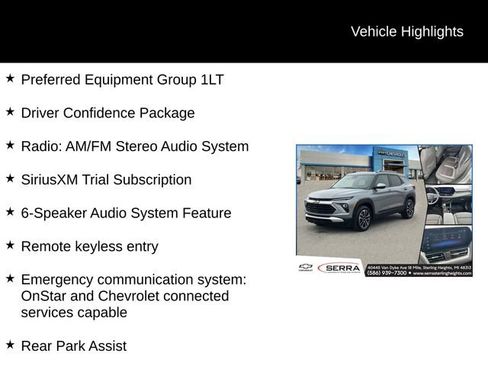 Used 2025 Chevrolet TrailBlazer LT w/ Driver Confidence Package FWD image 4