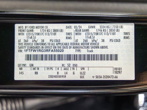 Used 2024 Ford F150 Raptor AWD/4WD image 48