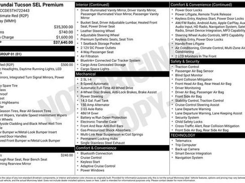New 2026 Hyundai Tucson SEL AWD/4WD image 25