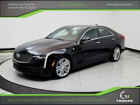 Used 2022 Cadillac CT4 Premium Luxury w/ Climate Package RWD image 1